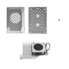 For Raspberry Pi 5 ABS Silver-Shadow Case Coo...