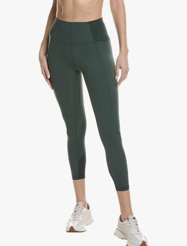 sweaty-betty super soft high waist flow ribbed yoga workout leggings