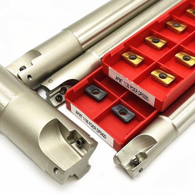 Carbide Insert Clamped Milling Cutting Shoulder Right Angle Precision End Mill