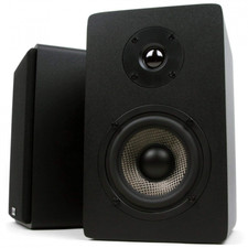 Micca Mb42x Bookshelf Speakers With 4-inch Carbon Fiber Woofer And Silk Dome Tv