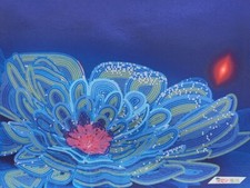 Flower Bead Embroidery Scheme on Canvas DIY Stamped Printed Pattern ta-174