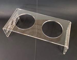 dog feeder stand