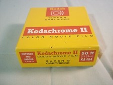 VTG NOS Kodak Kodachrome II Color Super 8 Film Cartridge KA464 Type A Exp 1973