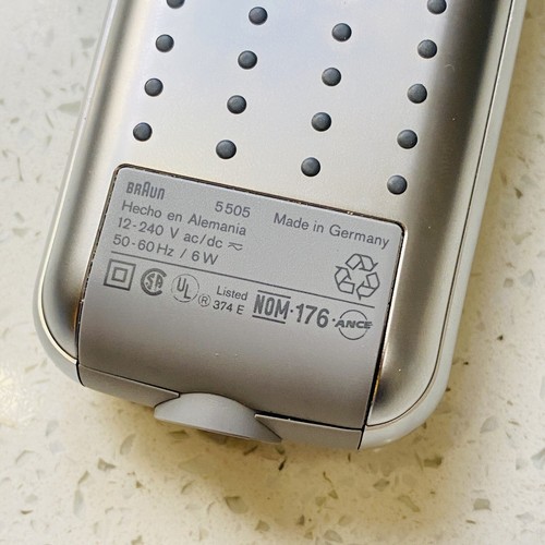 BRAUN 5505 MEN'S SHAVER WITH POUCH AND ADAPTER MADE IN GERMANY READ… - Picture 5 of 24