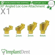 1x Dental Angulated 30° Loc-Low Attachment Int Hex 2.42mm