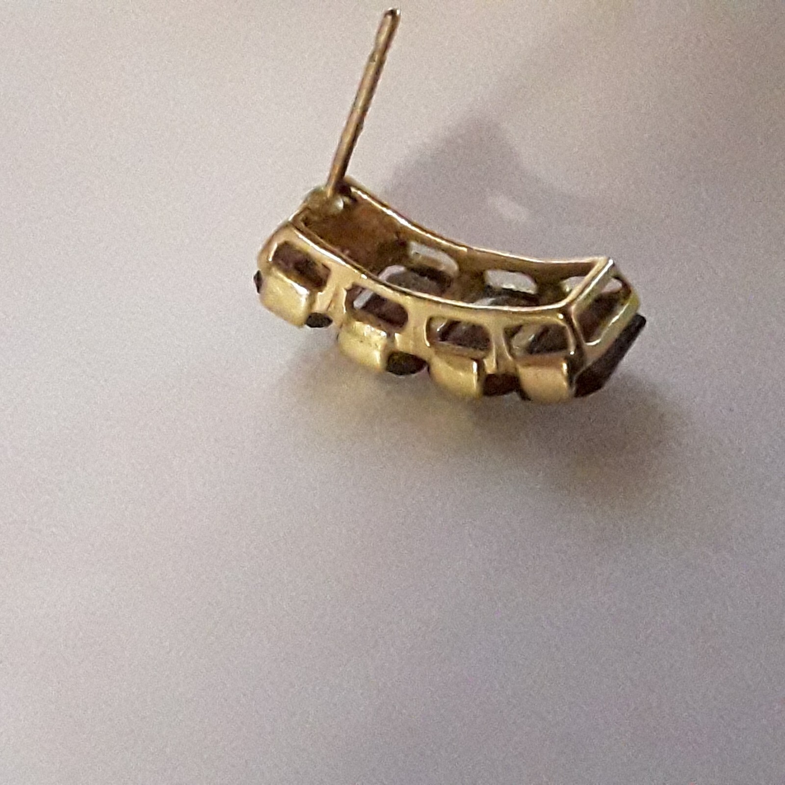 Garnet Stud Earrings - image 8