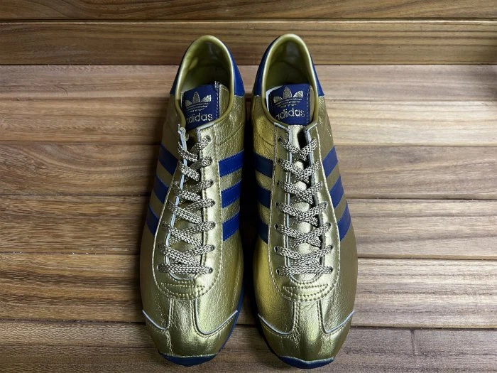 Deadstock Vintage 90's adidas Country Gold Navy Made in Japan AC1900 Men  Us10