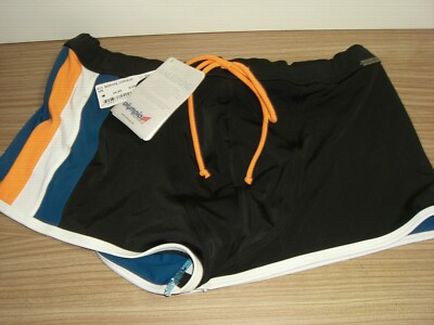 Olympia Badehose, Gr. 9, 3XL, NEU, schwarz/blau/orange/weiss, top Optik