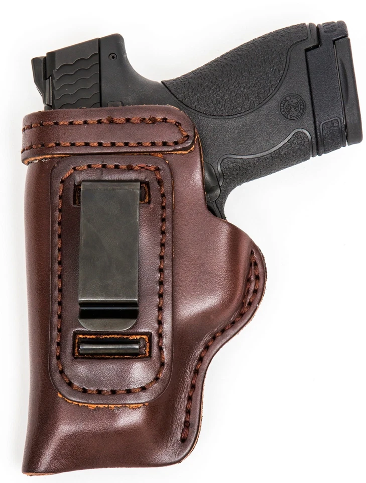 HD Concealed RH LH OWB IWB Leather Gun Holster For Springfield Full Size 9 40 45 - Image 3 of 4
