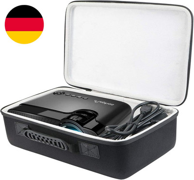 Khanka Case Tasche Schutzhülle Für Mini Beamer ELEPHAS 3800 Lumen Tragbarer LED 
