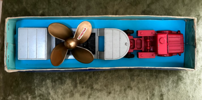 Dinky SuperToys No. 986 Mighty Antar Low Loader w/Propeller VGC in