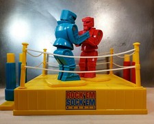 Rock 'Em Sock 'Em - Mattel Games Robots Boxing Game - 2001 Vintage