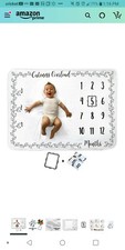 40x51 inch Baby Monthly Milestone Blanket