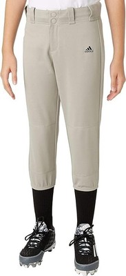 Adidas Girl's Destiny Softball Pants, Grey XL, B07ZZ9LY45