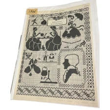 1926 Silhouettes Counted Cross Stitch Pattern Helen Grant