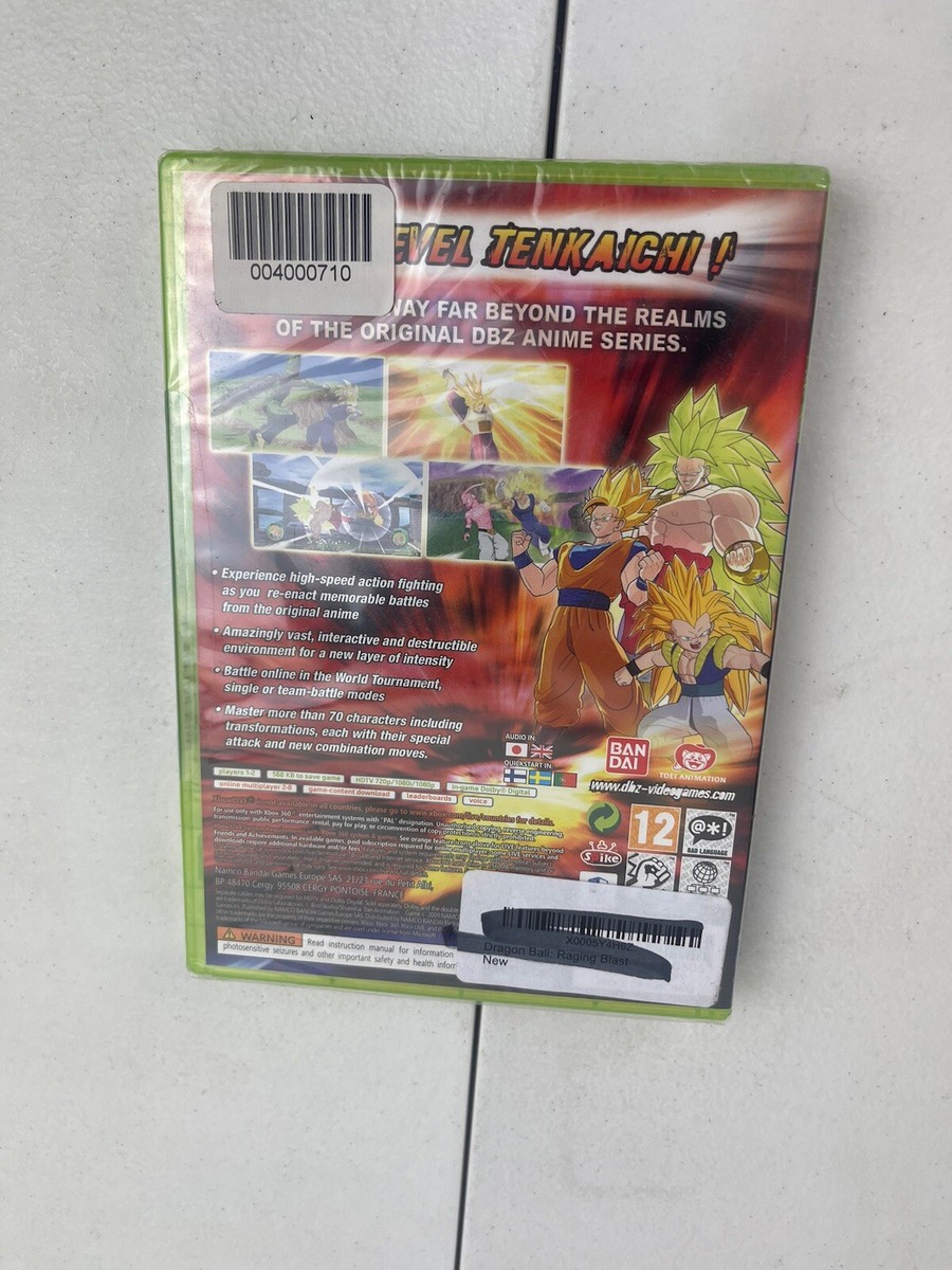 Jeu Dragon Ball Raging Blast Xbox 360 - Version PAL FR - Occasion Très Bon État