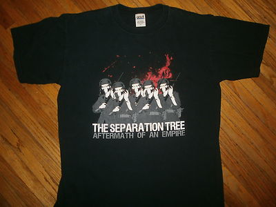 SEPARATION TREE T SHIRT Aftermath Of An Empire Concert Tour Band Ohio LARGE