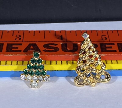 avon christmas tree pin