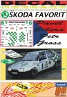 DECAL SKODA FAVORIT PAVEL SIBERA RALLY MONTECARLO 1993 (08)