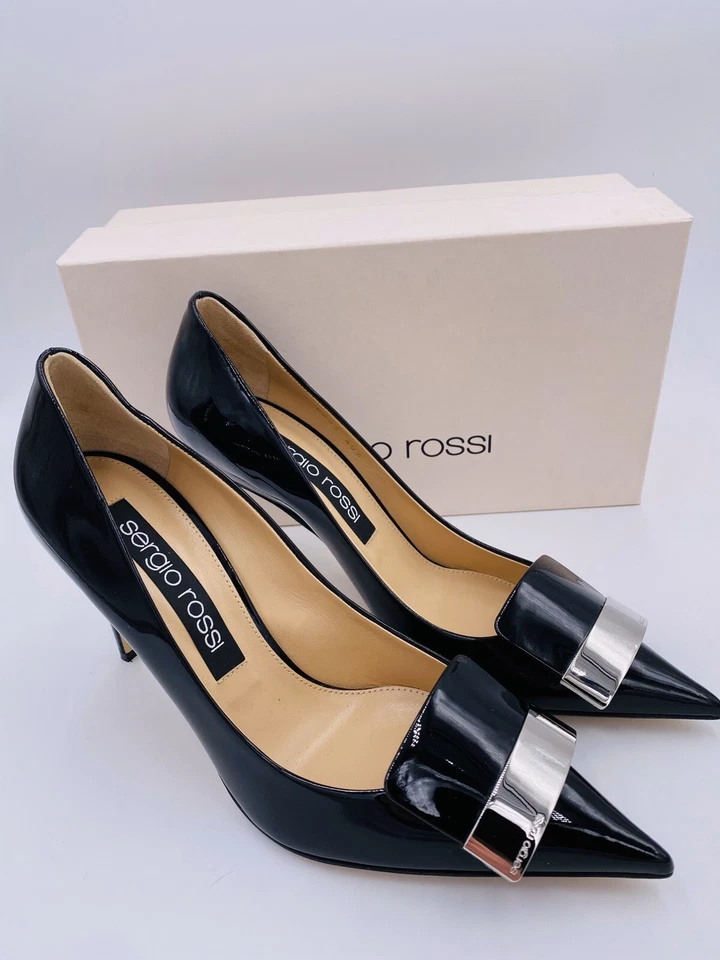 Pumps Sergio Rossi Gr. 40,5 Schwarz *LP: 786 EU* NEU - Bild 4 von 4