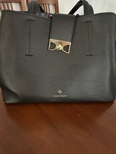 Nanette Lepore Felicity Black Vegan Shoulder Bag-new With Tag