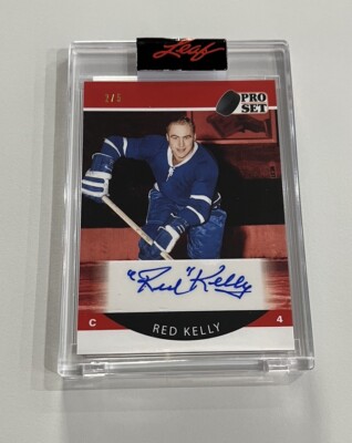 LEAF CARD PRO SET 2023 RED KELLY AUTO /5 AUTOGRAMM