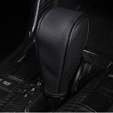 Leather Car Interior Gear Stick Shift Knob Cover Shifter Lever Handle Protector