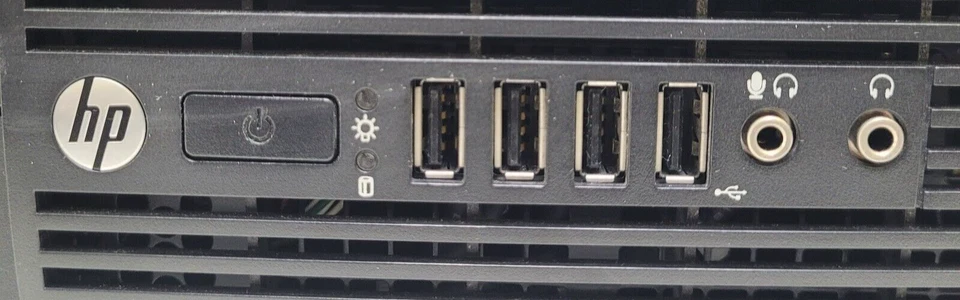 HP Compaq Small SFF PC i3 3,10GHz 256GB SSD 8GB Windows 10 Pro Computer DVD-RW . - Bild 4 von 4