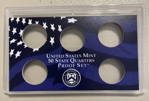 1 Coin Holder US Mint Case Supplies NO COINS holds 5 Quarters