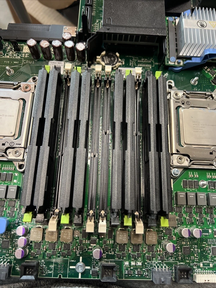 Dell 020HJ Server Motherboard  Heatsink Network Card Raid Controller w/ e5-2603v - Image 4 of 4