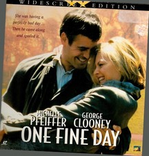 One Fine Day LaserDisc Michelle Pfeiffer George Clooney