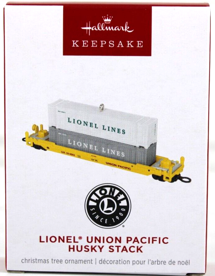 Hallmark 2024 Lionel Train Union Pacific Husky Stack Die Cast Metal Ornament  