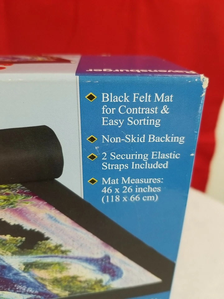 全新 Ravensburger Puzzle Stow & Go 存储系统 卷垫 46x26 英寸 — 第 4/4 张图片