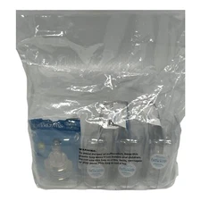 LOT 4 Dr. Brown's Natural Flow Narrow Silicone Baby Bottle 2 Nipples 3m+ Level 2