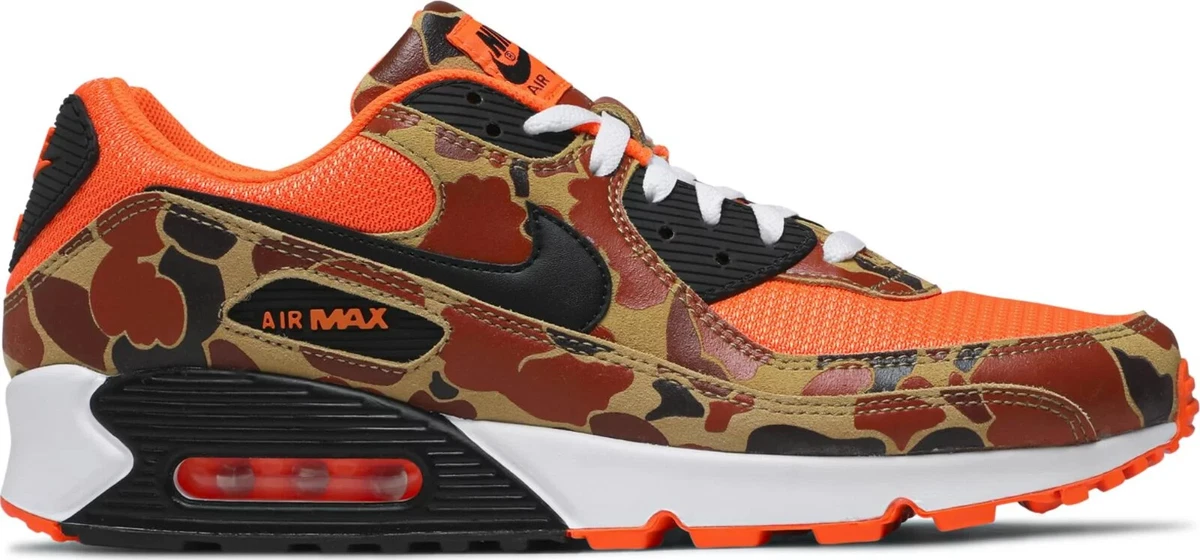 Orange camo shop nikes