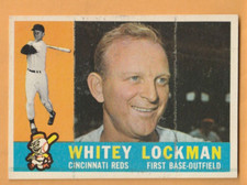Whitey Lockman Cincinnati Reds 1960 Topps #535 Gastonia North Carolina