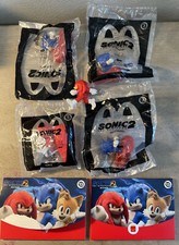 7 PIECE LOT SONIC THE HEDGEHOG 2 McDonald's Happy Meal Toy 3 5 13 Sega 2021