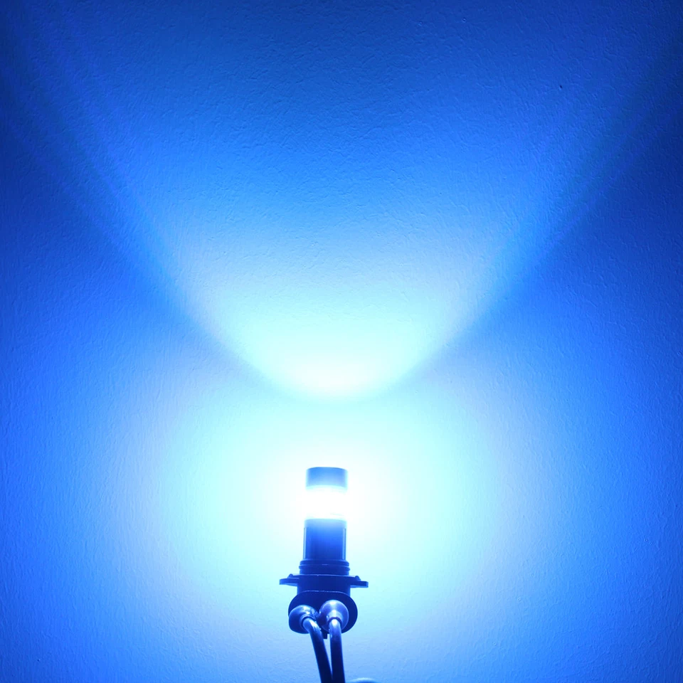 Repuesto bombilla antiniebla de conducción Allá Lighting 72-LED 9145 azul hielo frío 8000K Foto 2 de 4