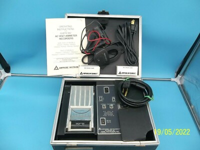 Vintage Amprobe Pava 81.82 AC-Volt AMMETER Recorder (DT-67)