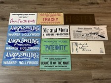 Vintage Hollywood TV Shows Now Filming Movie Studio Production Sign Lot Of 11