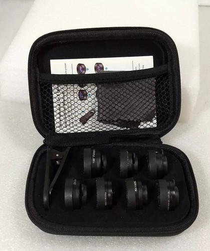 KEYWING LENS KIT SEVEN IN ONE FOR SMART PHONE CASE AND INSTRUCTIONS - Photo 8 sur 9