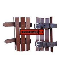 Valhalla Ragnar Nordic Viking Thor Warrior Copper Steel Arm Bracers Wrist Armor