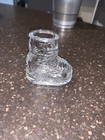 Vintage Windsor Canadian Ice Hockey Skate Shot Glass Clear — photo 1