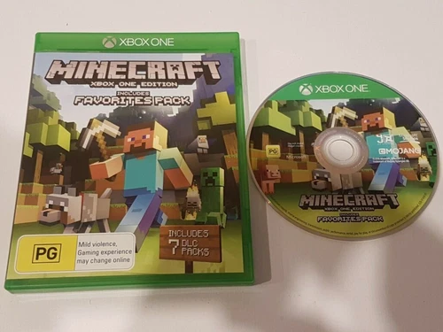 Mint Disc Xbox One Minecraft Includes Favorites Pack