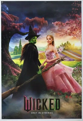 Wicked - original DS movie poster 27x40 D/S 2024 INTL Style F Wizard Of Oz