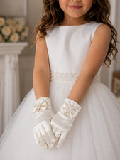 Satin Gloves for Girls