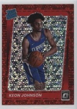 2021 Donruss Optic Rated Rookie Fast Break Red Prizm 72/85 Keon Johnson #192 rp9