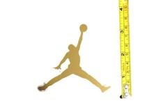Air Jordan Gold Jumpman Logo Sticker 3.25
