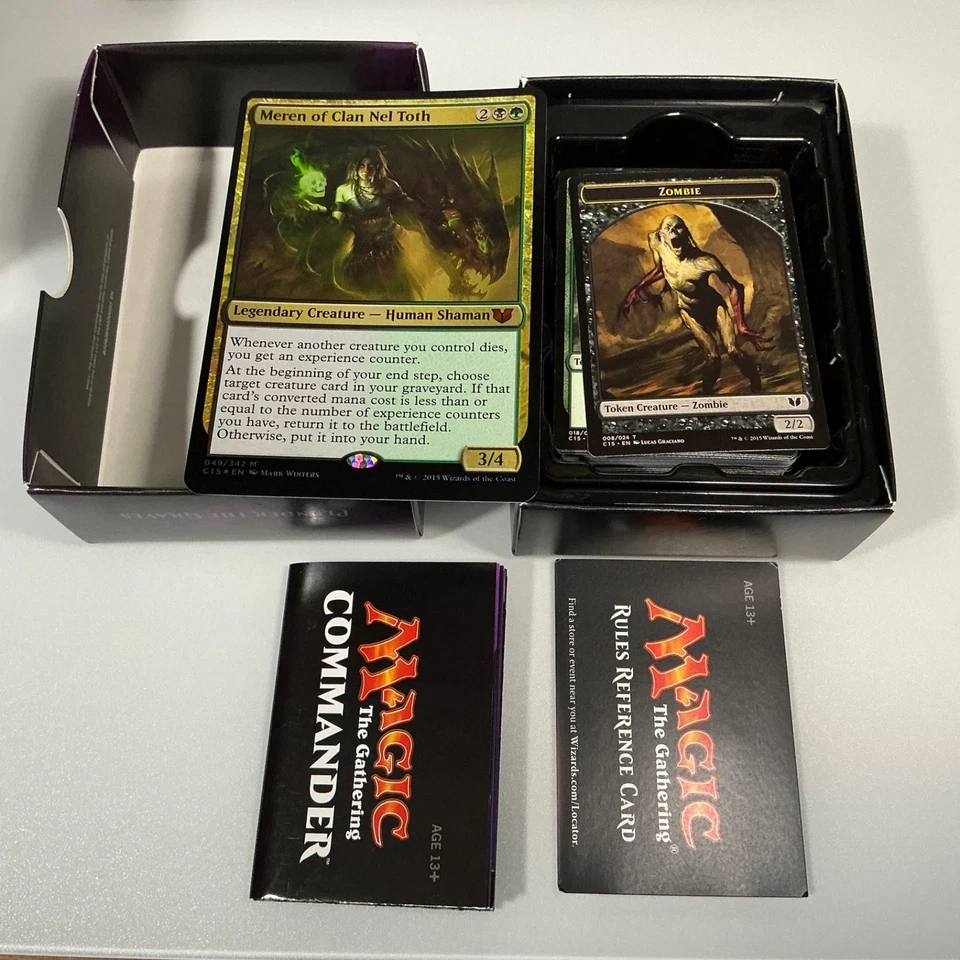 MTG - Plunder the Graves - Commander 2015 - Complete Deck Magic - NM/MT - Image 2 of 3