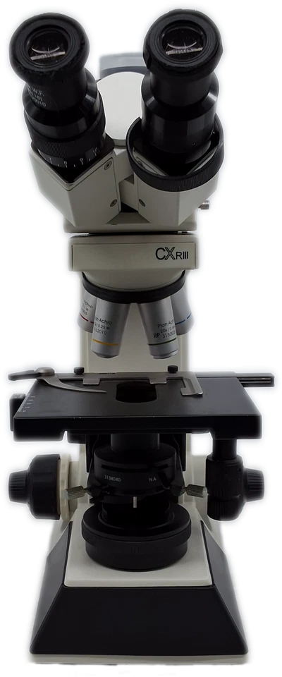 US Micro CXrIII Plan Achro Research Microscope 4x/10x/20x/40x Binoc/Trinoc  - Image 2 of 4